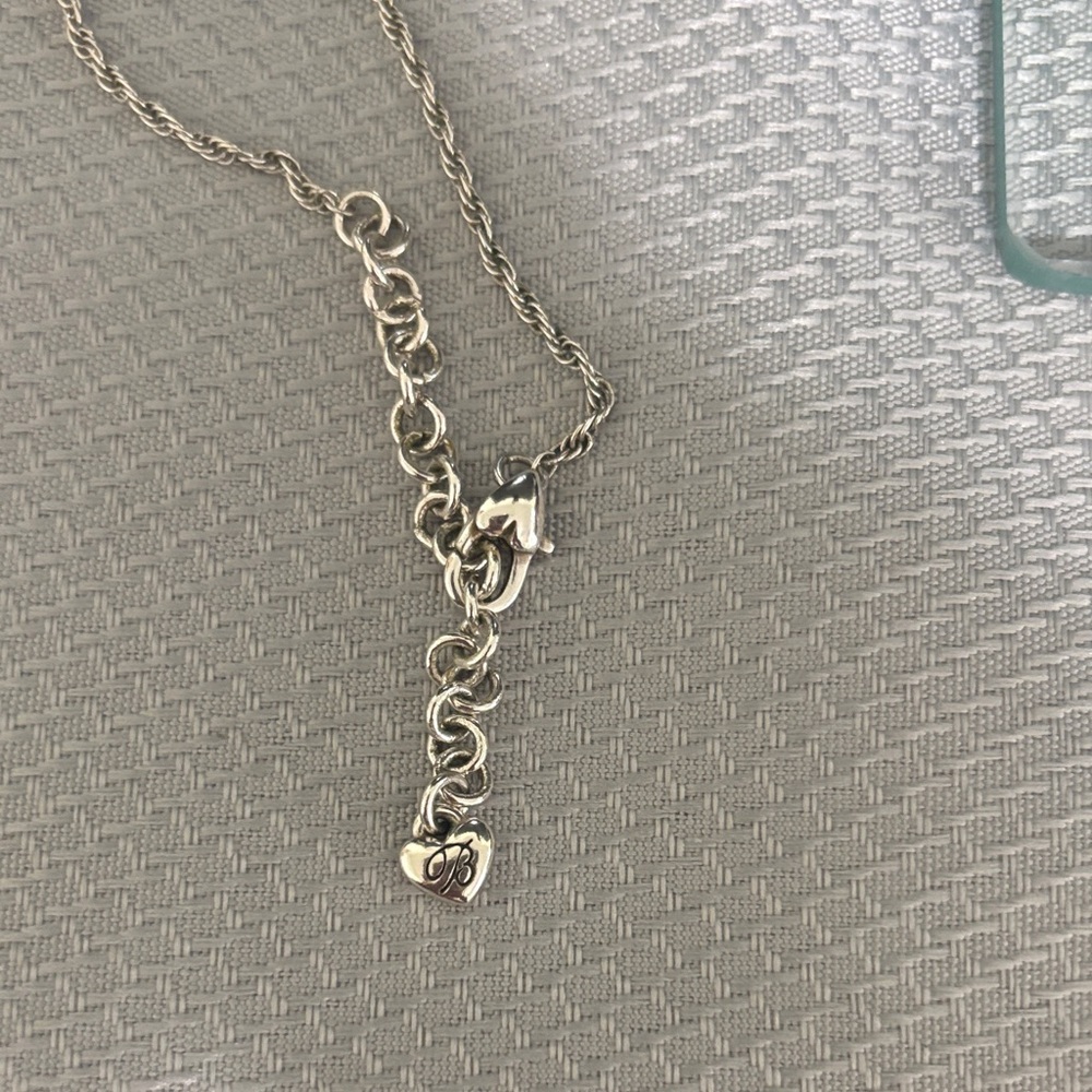Brighton Elegant Silver Teardrop Pendant Necklace - Picture 3 of 6